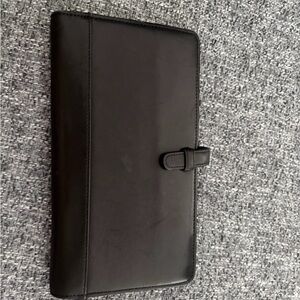 Vintage COACH black leather Wallet Organizer
